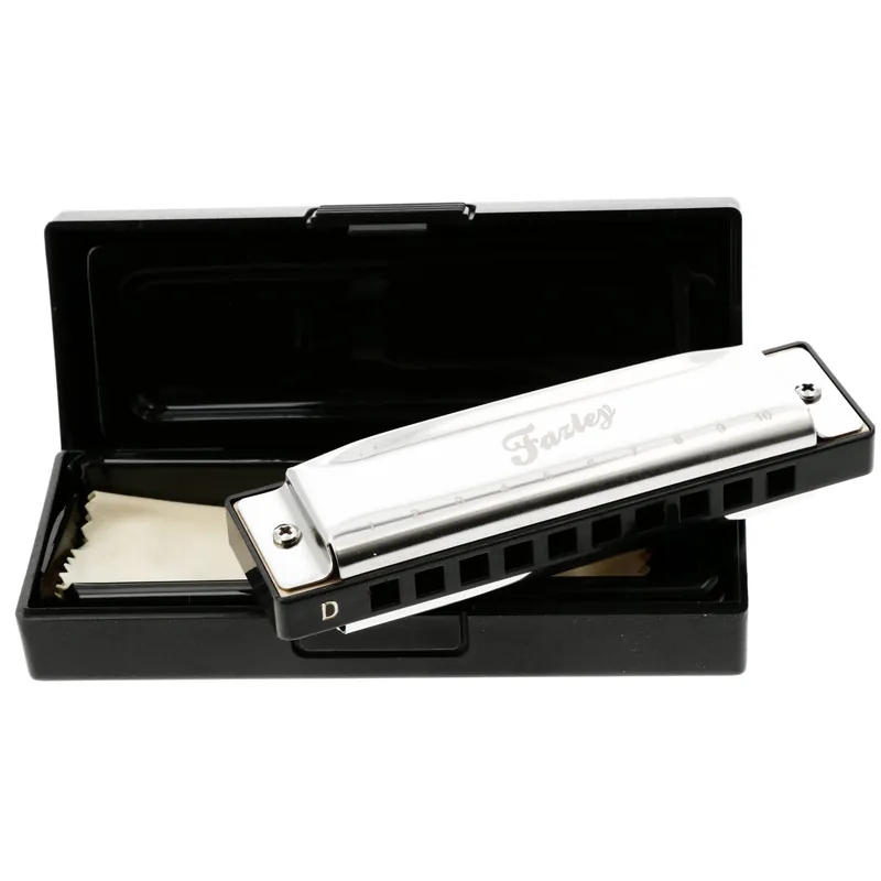 Fazley MHM-02-D 10-Hole D Diatonic Harmonica Begränsat antal